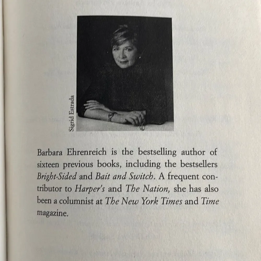 Nickel and Dimed ‎ by Barbara Ehrenreich. Paperback